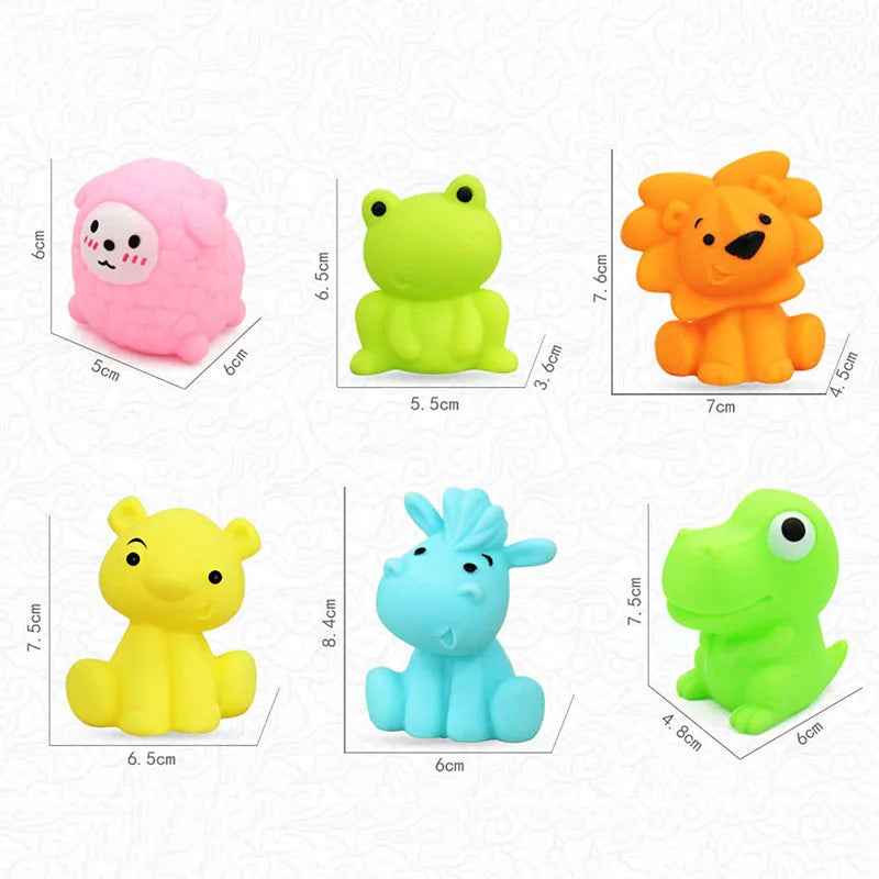 🐳 Squeeze, Splash & Smile – Adorable Rubber Bath Toys for Baby’s Tub Time! 🛁🦀 - ThiGui