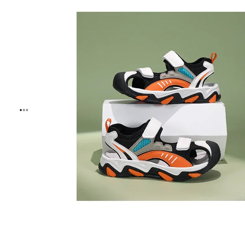 🏖️ Cool, Comfy & Ready to Go! Boys' Slip-On Sandals for Summer Adventures ☀️👣 - ThiGui