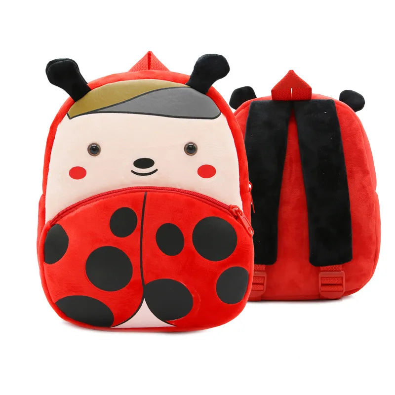 🦁 Cuddly Animal Backpack – Soft Plush Bag for Little Adventures! 🎒💛 - ThiGui