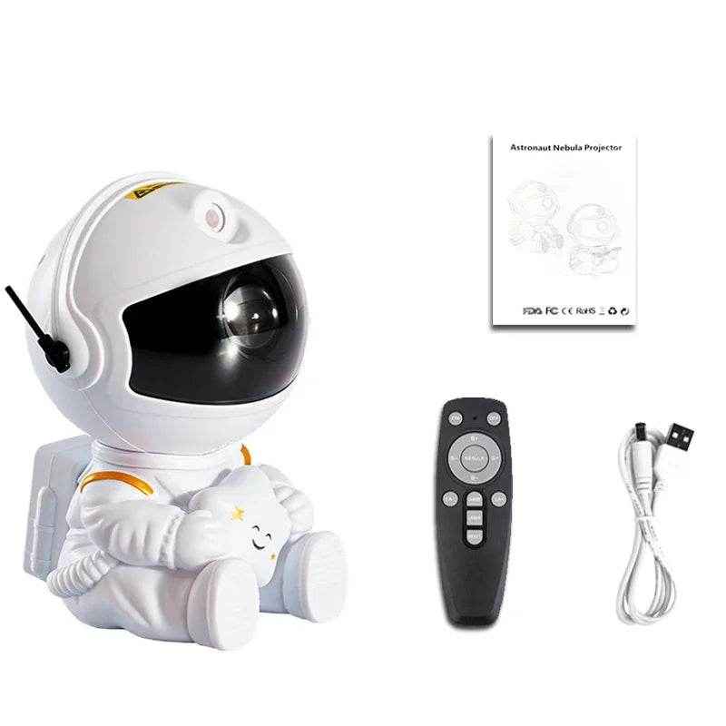 🚀Astronaut Galaxy Night Light Projector for Boys Who Love Stars Rockets and Sleepy Magic - ThiGui