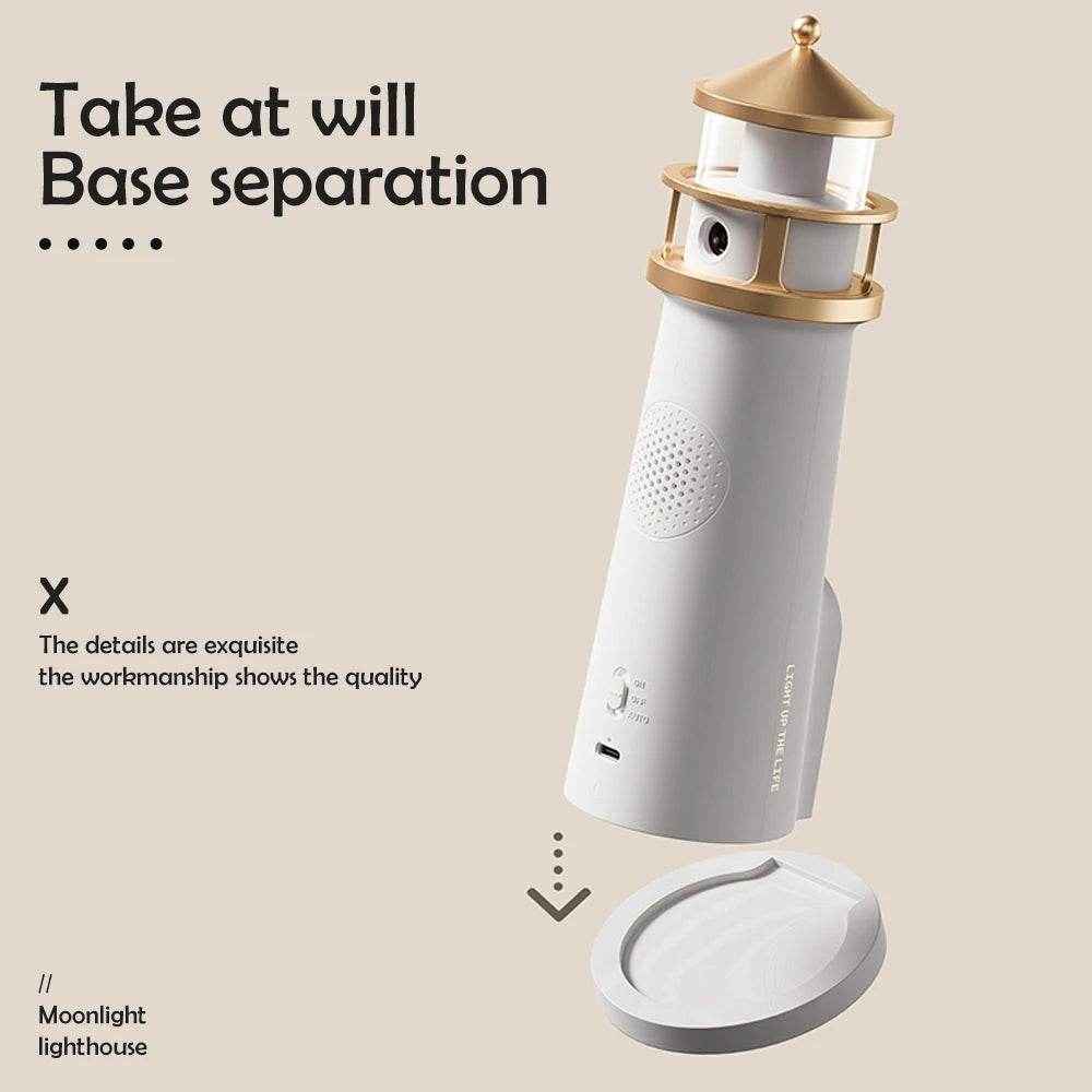 🌜Moonlight Magic Lighthouse – A Soothing Glow for Starry Dreams and Sweet Lullabies - ThiGui