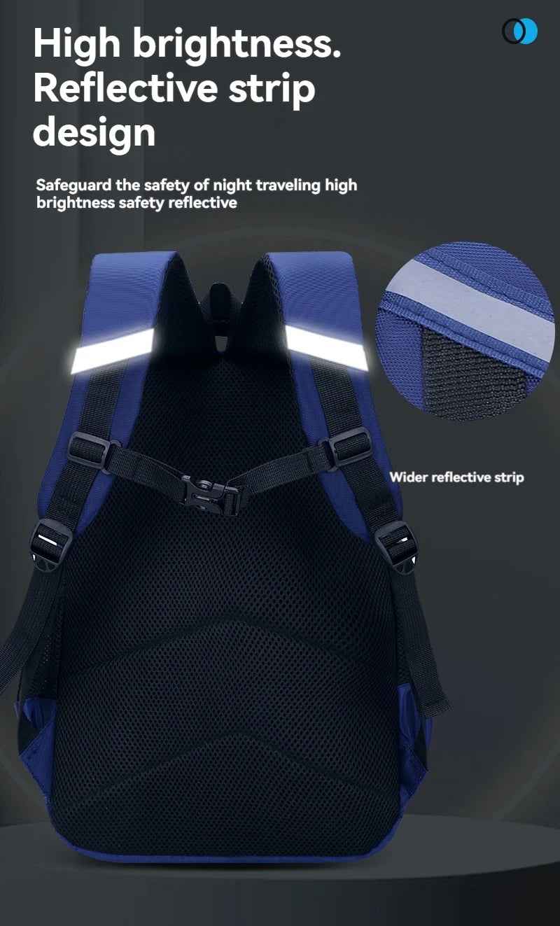 🎒 Perfect School Backpack for Boys Aged 6–12 – Comfy, Spacious & Super Cool! 🏫✨ - ThiGui