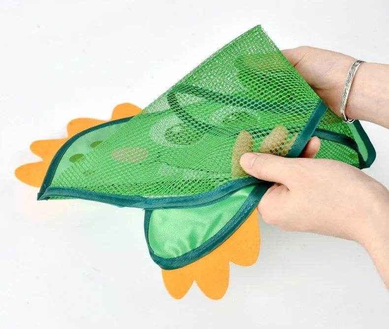 🦖 Dino-Magic Bathtime Buddy – Fun Organizer for Water Toys & Bathroom Bliss! - ThiGui