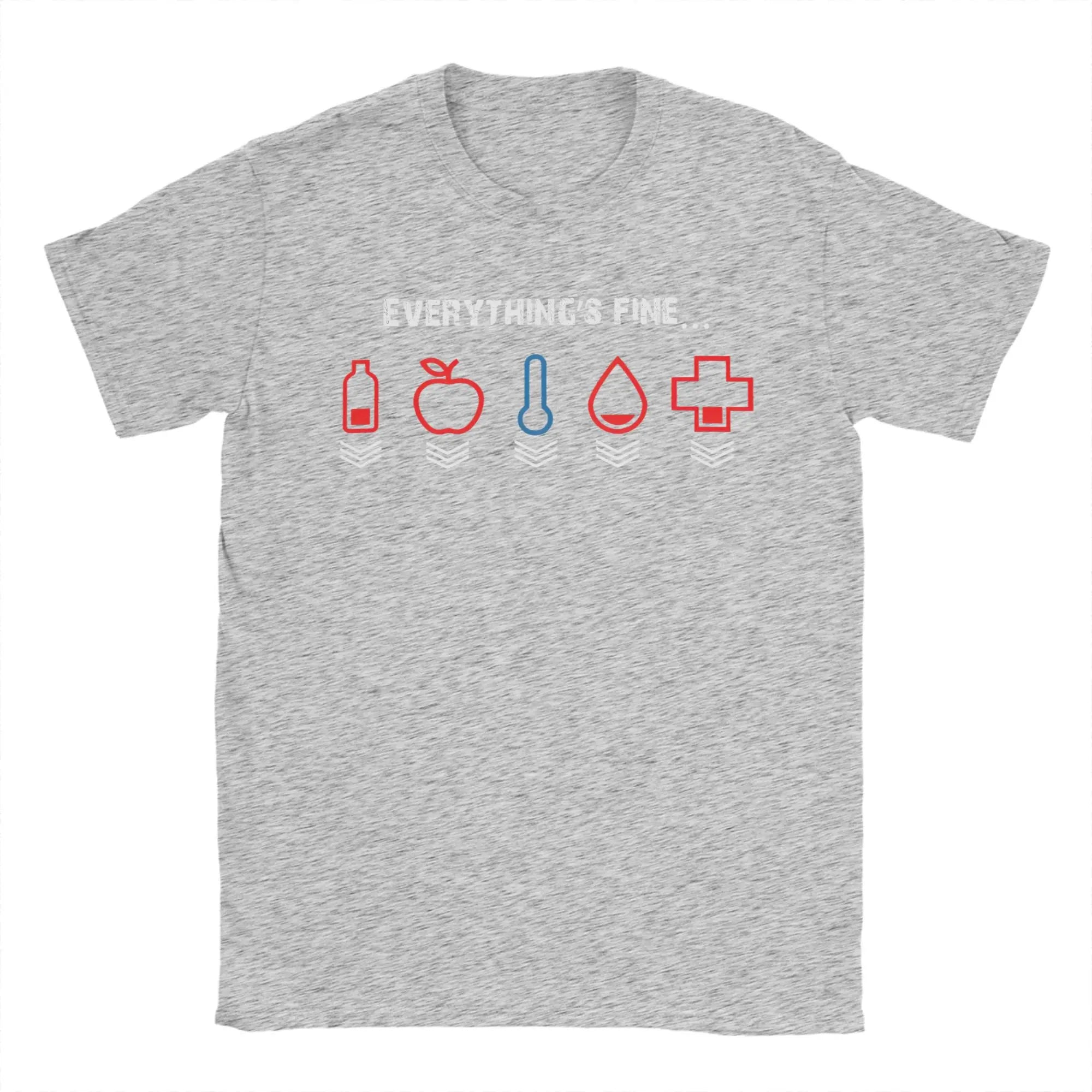 I’m Fine Everything’s Fine Gamer Tee 🎮🔥 100% Cotton Men’s T-Shirt - ThiGui