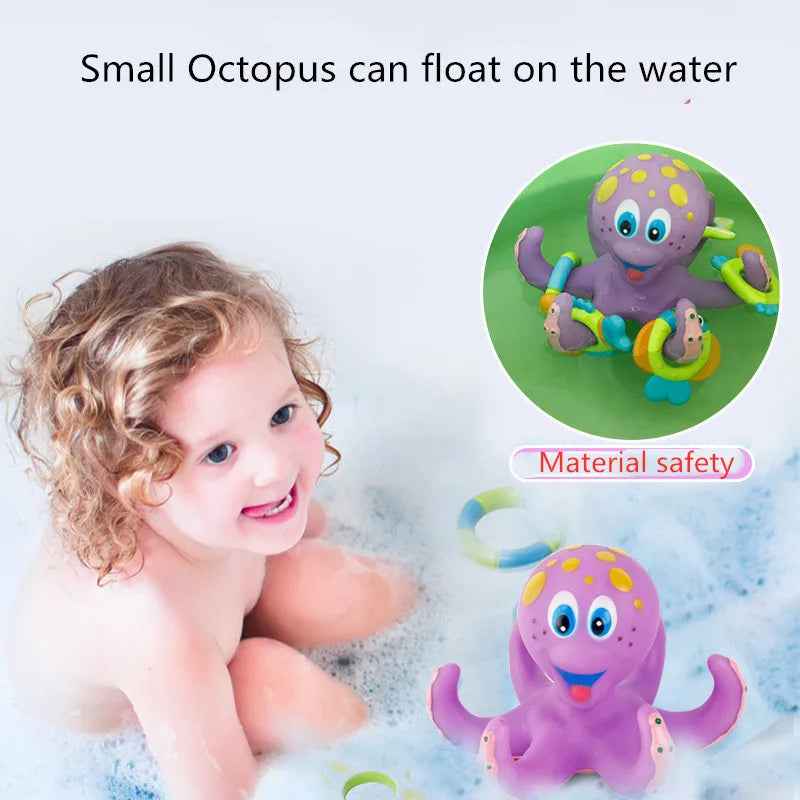 🐙 Floating Octopus Water Toy – Bath Time Just Got Brilliantly Fun! 💦🛁 - ThiGui