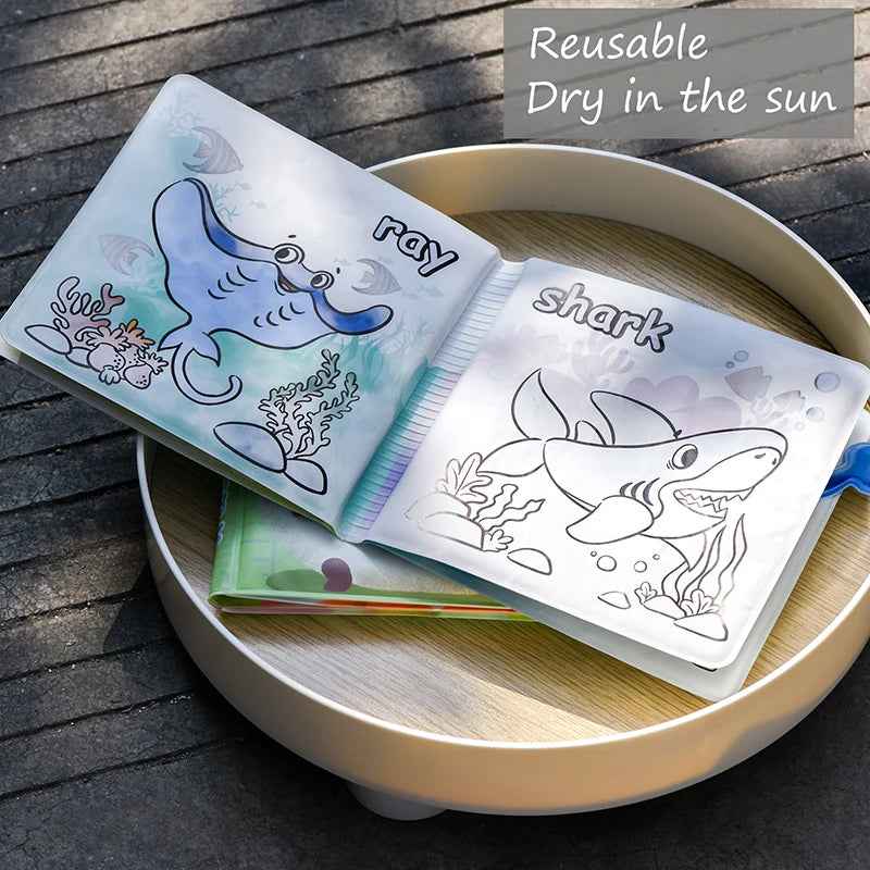 📖 Splash & Learn – Magic Bath Books That Reveal Colors with Water! 🛁🎨 - ThiGui
