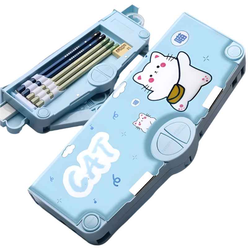 🎨The Secret Agent Pencil Case – Double-Layer Storage with Password Lock for Smart & Stylish Boys - ThiGui