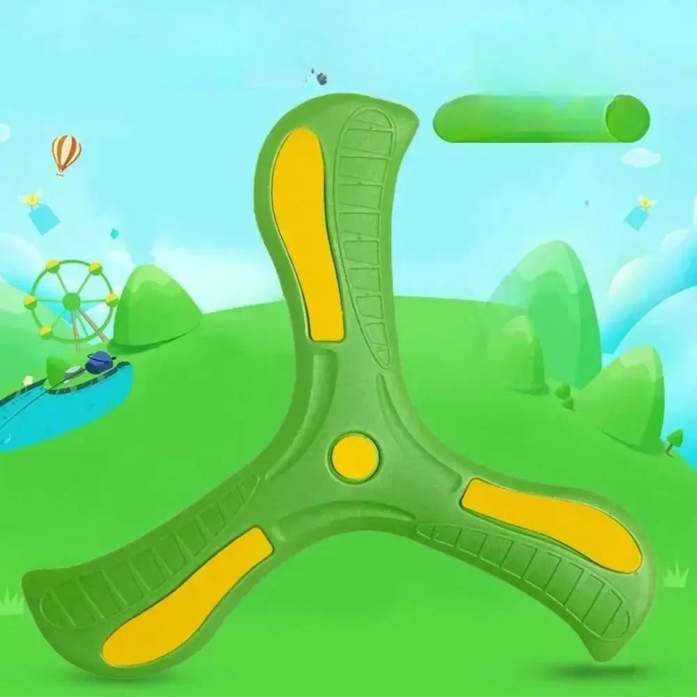 🌀 Boomerang Fun! Easy-Throw Three-Leaf Toy for Kids – Outdoor Action for All Ages 🎯🌈 - ThiGui