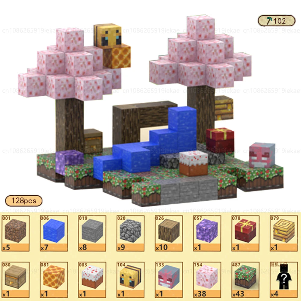 🧲 Build & Imagine! Magnetic Mine World Cube Set for Kids – Craft, Create, and Play 🎮🌍 - ThiGui