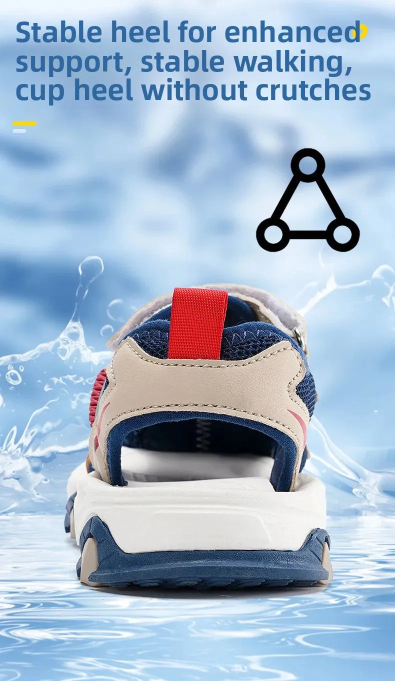 🏖️ Cool, Comfy & Ready to Go! Boys' Slip-On Sandals for Summer Adventures ☀️👣 - ThiGui