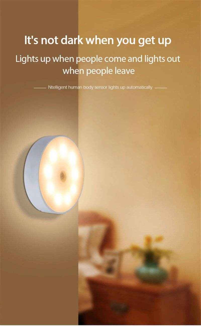 💤No More Stumbles at Night – Smart Sensor Light That Knows When You’re There! - ThiGui