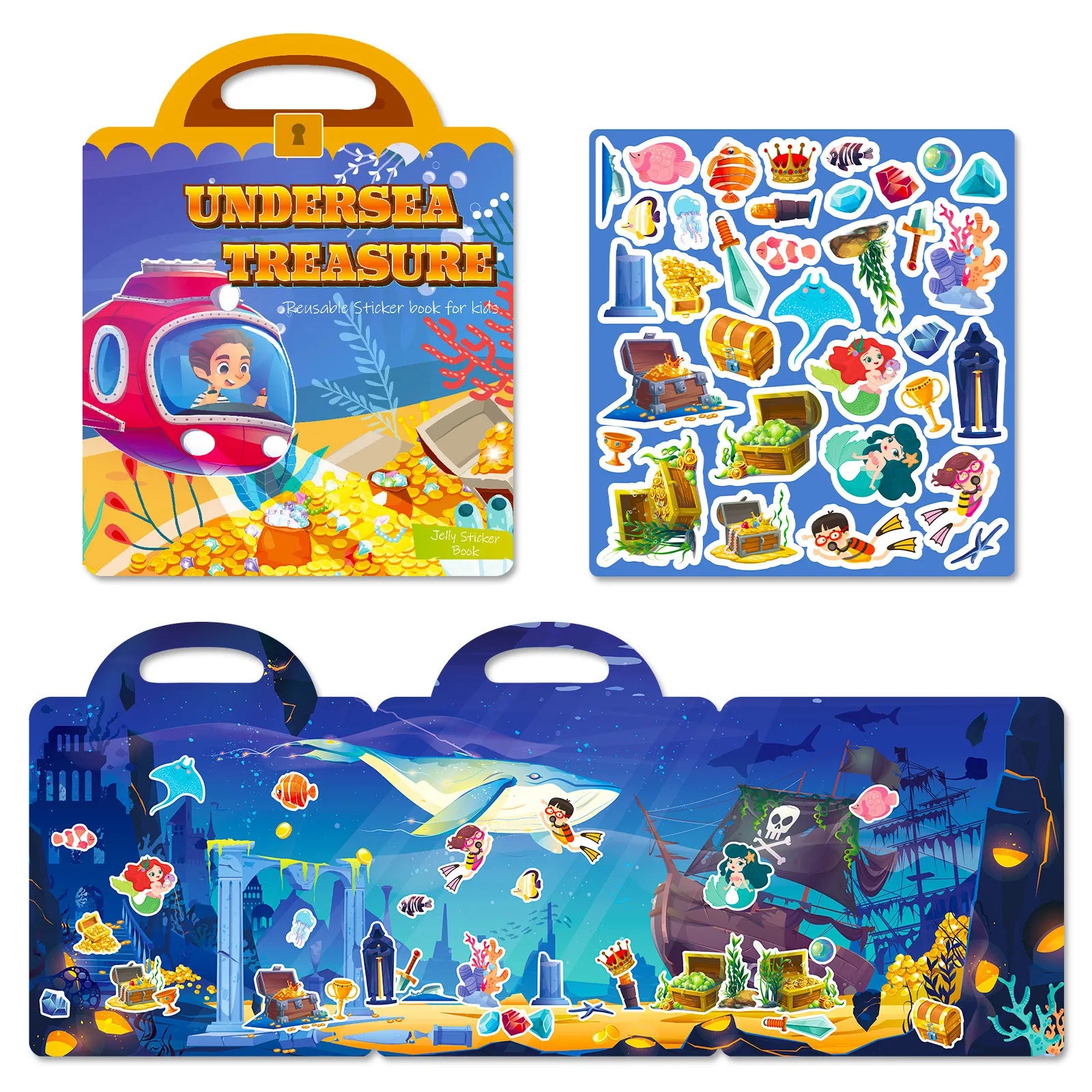 🎨Reusable Animal Scene Sticker Book – Endless Imaginative Fun! 📚✨ - ThiGui