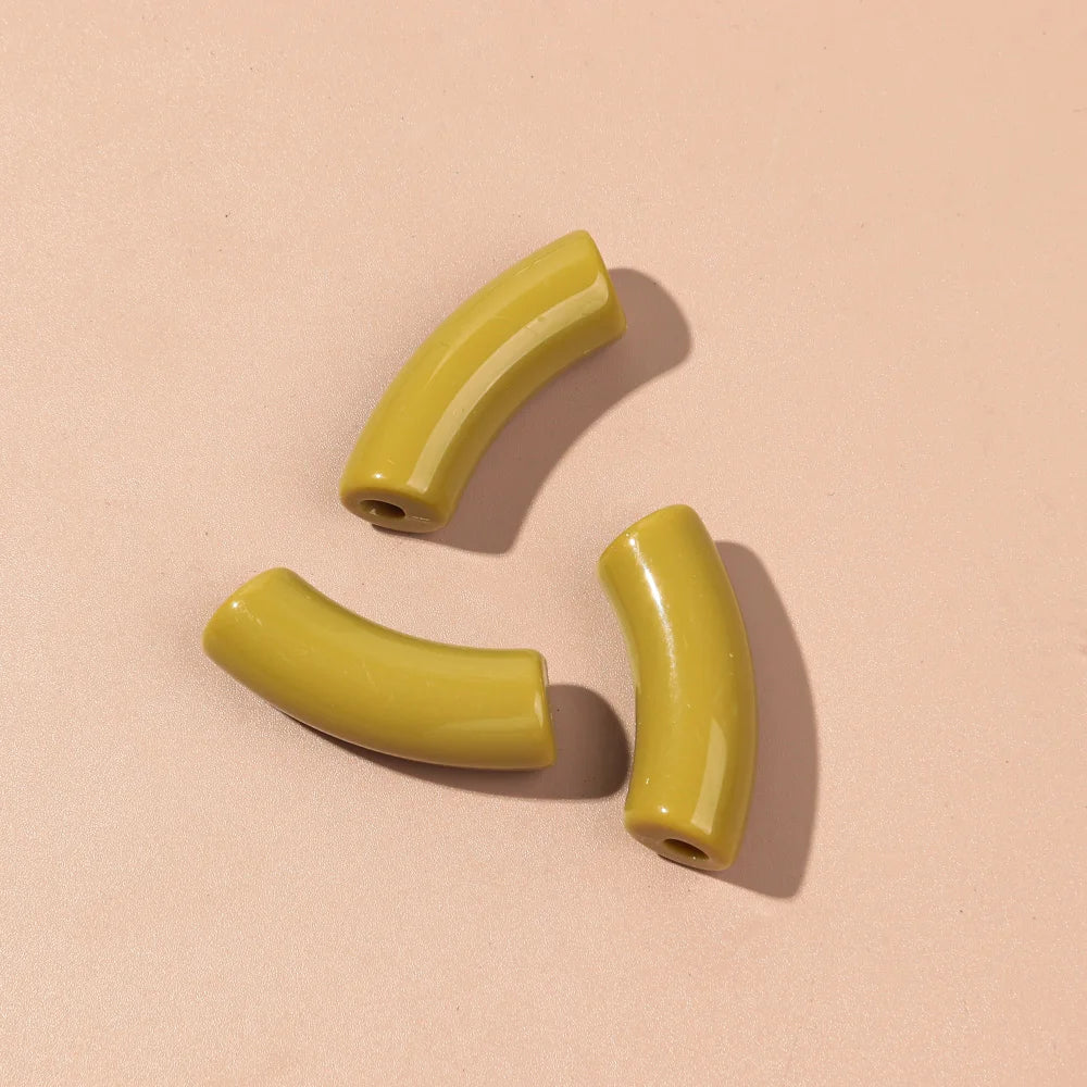 🌈 Lot de 20 Perles Tubes Arc-en-ciel – Idéal pour Créer des Bijoux Colorés et Fun ! 💫🧵 - ThiGui