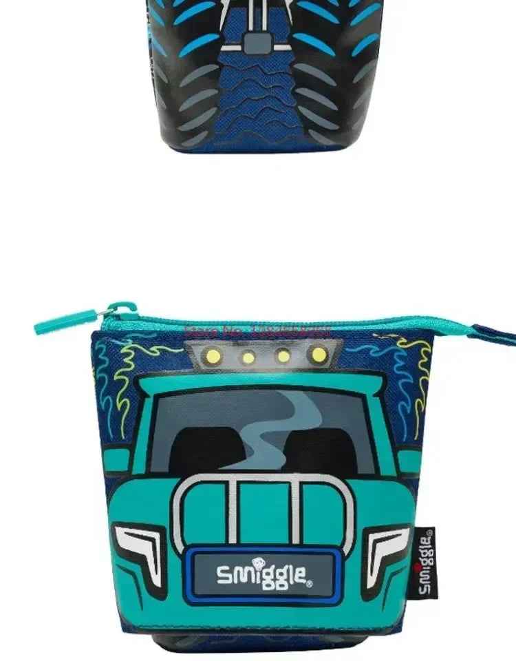 🚛 Smiggle Blue Truck Backpack Set – Cool & Practical for School Boys! 🎒 - ThiGui