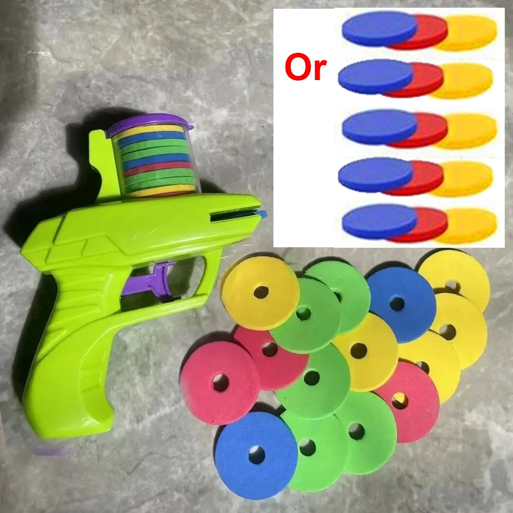 🚀 Foam Disc Launcher Toy 🔫 | Action-Packed Outdoor Game for Energetic Kids! 🎯🌳 - ThiGui