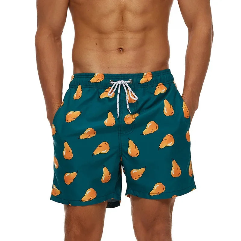 🌴 Tropical Fun for Little Explorers! Boys' Flamingo Print Swim Shorts 🏖️ - ThiGui