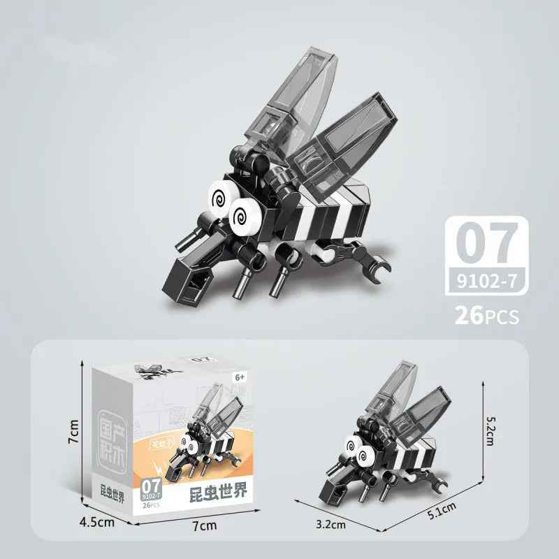 🕷️ Snap Together a Wild World – Insect & Animal Block Creatures for Kids & Collectors! 🐜🦂 - ThiGui