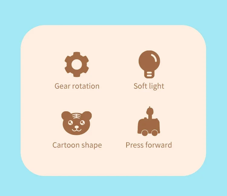 🚗🧩 Press & Go Gear Cars – Fun-Powered Motion with Animal Puzzle Magic! 🦁💨 - ThiGui
