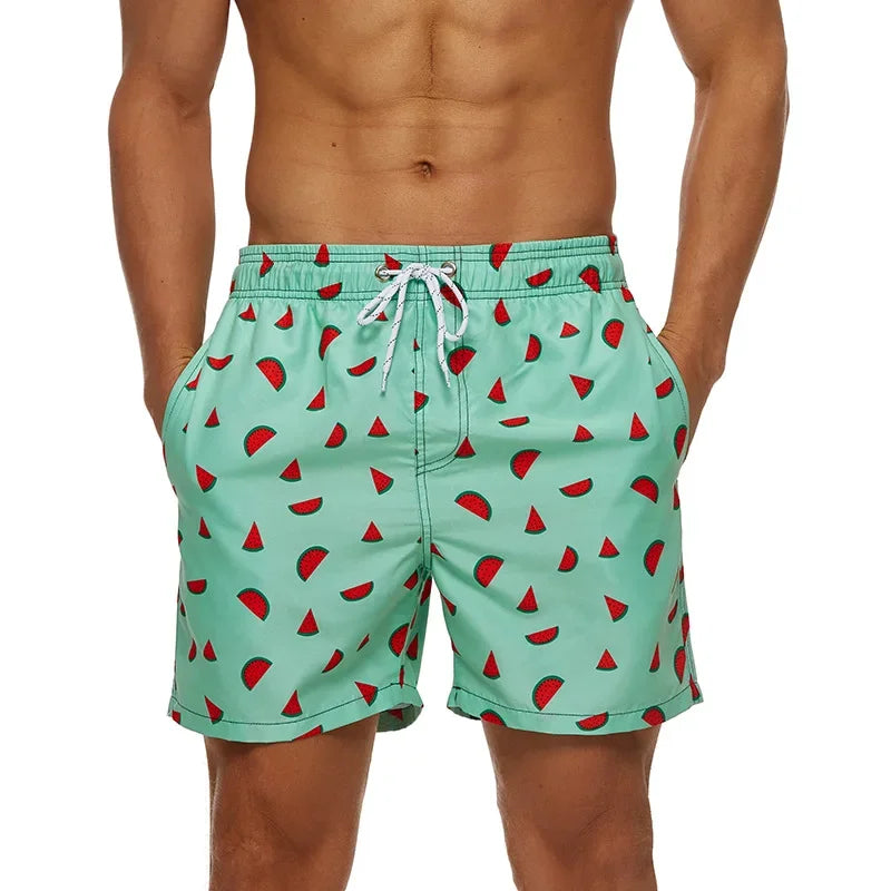 🌴 Tropical Fun for Little Explorers! Boys' Flamingo Print Swim Shorts 🏖️ - ThiGui