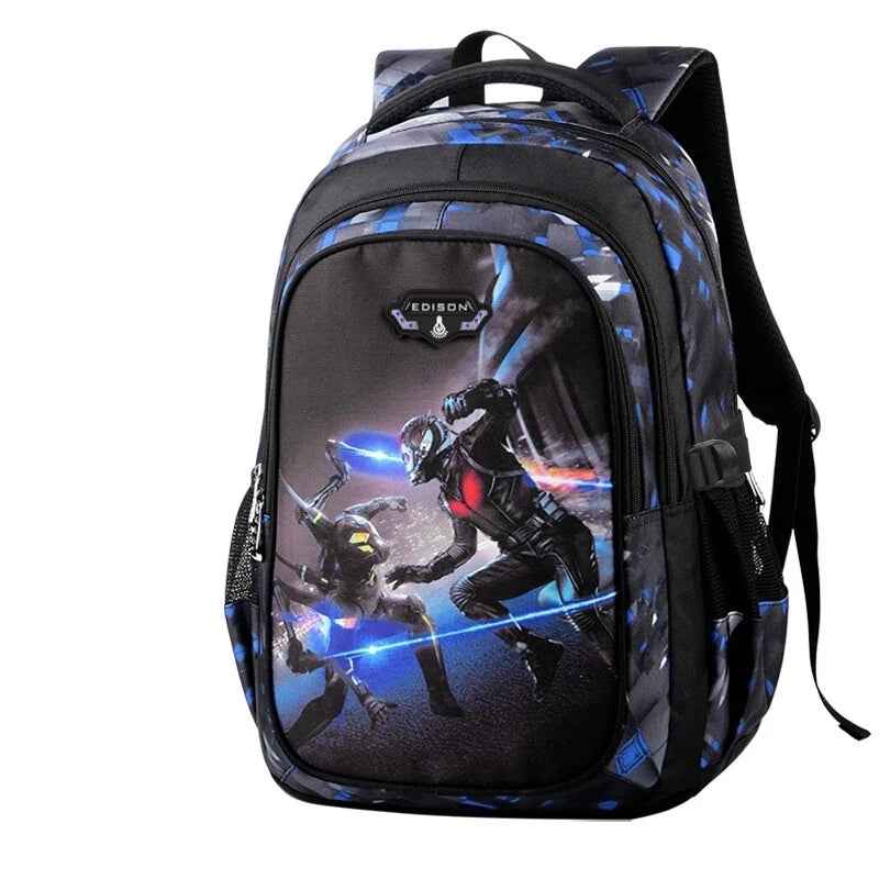 ⚽ Trendy Football & Anime Backpack – A Hit With Boys Aged 6–12! 🎒🔥 - ThiGui