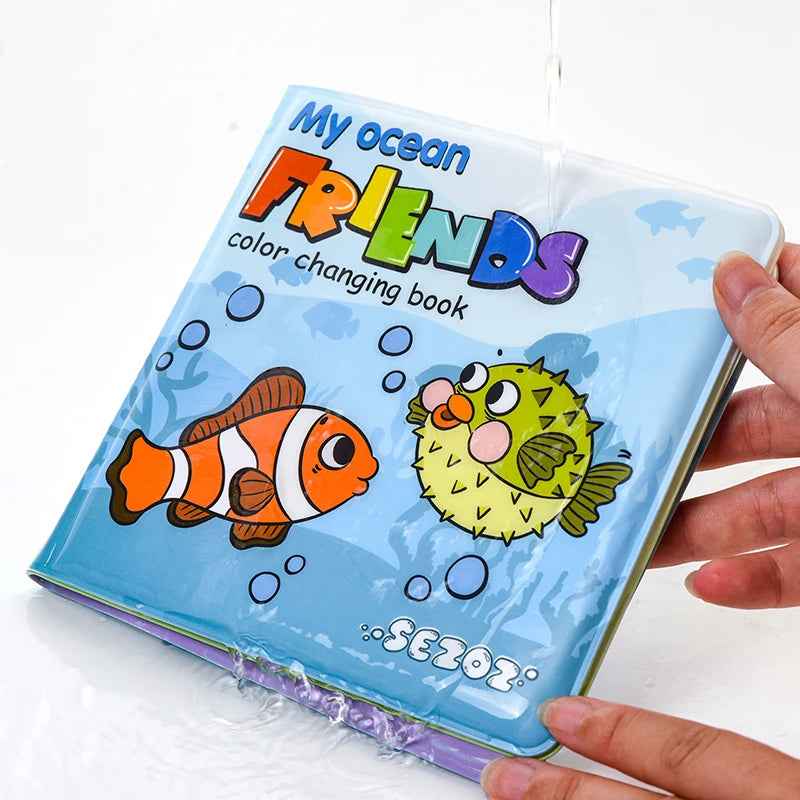 📖 Splash & Learn – Magic Bath Books That Reveal Colors with Water! 🛁🎨 - ThiGui