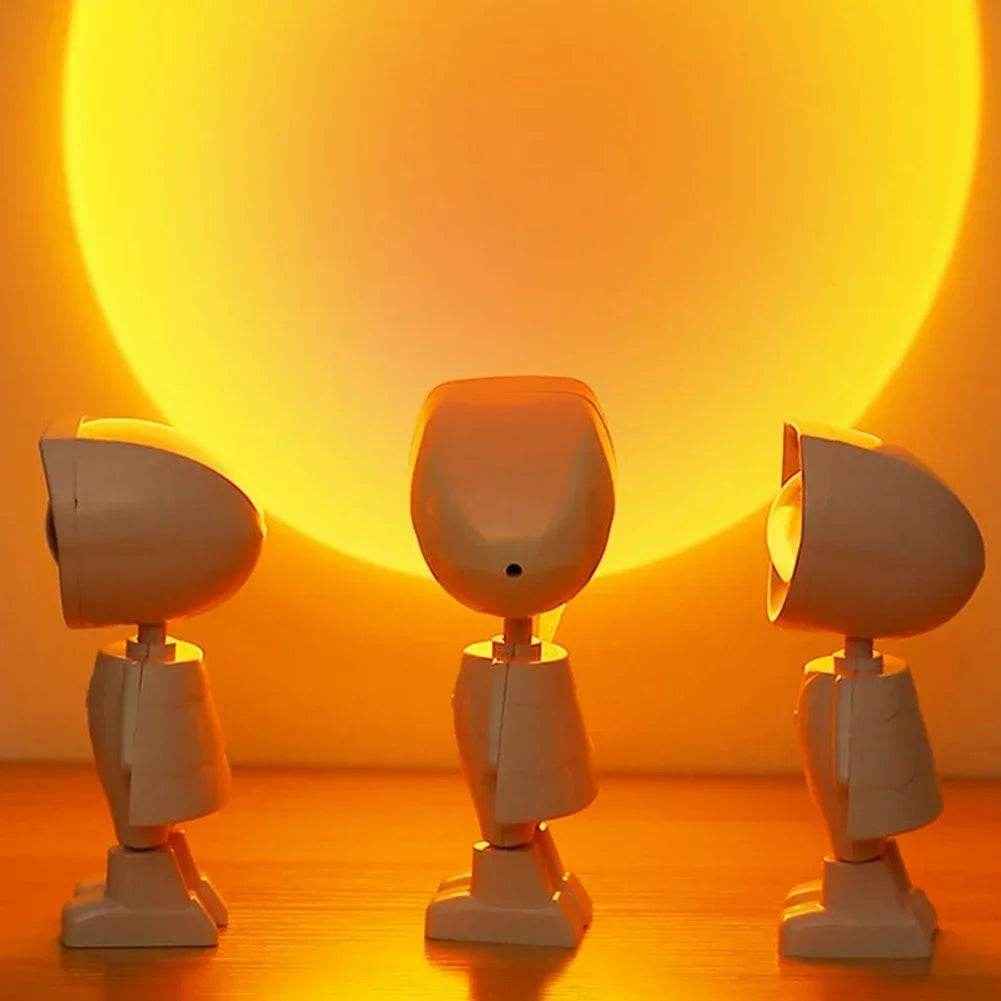 ✨Astronaut Sunset Lamp – Magical Night Light for Calm Bedtimes & Cosmic Dreams - ThiGui