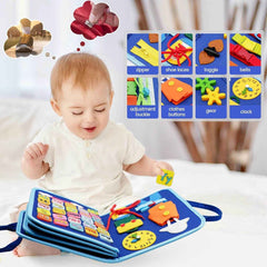 🧠Zip, Snap & Learn – Montessori Busy Board for Little Hands On the Go! - ThiGui
