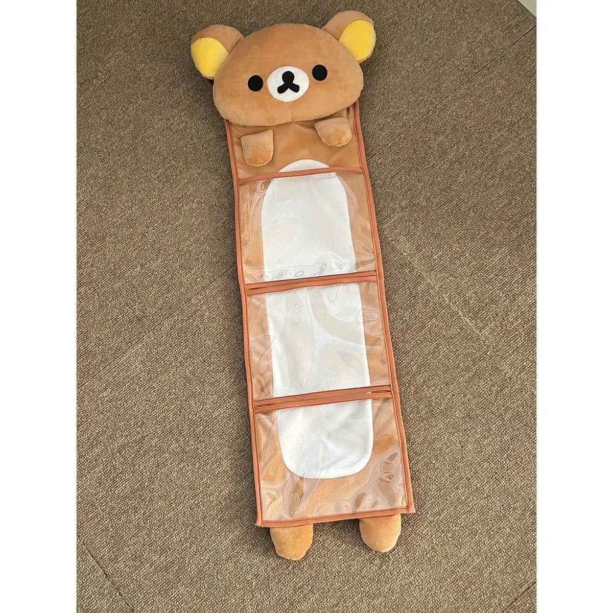✨ Adorable Rilakkuma Wall Storage Bag 🐻 – Tidy Up with a Smile! - ThiGui