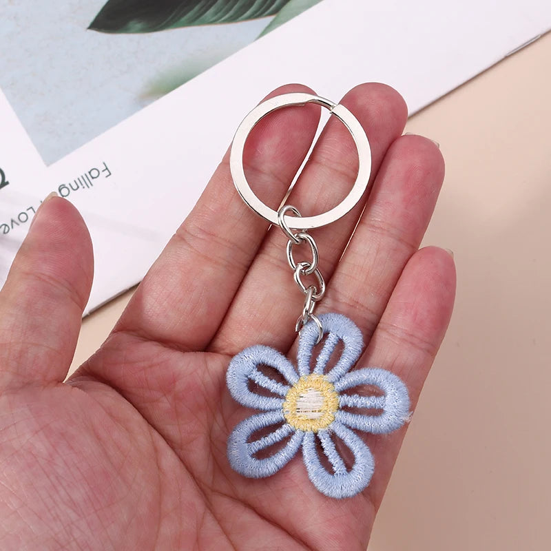 🐝 Bee & Bloom Keychain – A Whimsical Touch for Bags, Keys & Big Smiles 🌸 - ThiGui