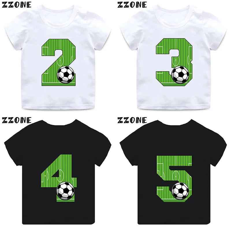 ⚽ Birthday Star on the Pitch! Football Tee for Little Champs - ThiGui