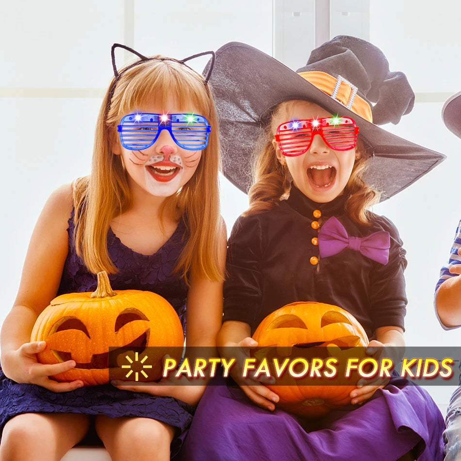 💡 Neon LED Party Glasses 😍 | Glow-in-the-Dark Fun for Birthdays, Festivals & Crazy Nights! 🥳 - ThiGui