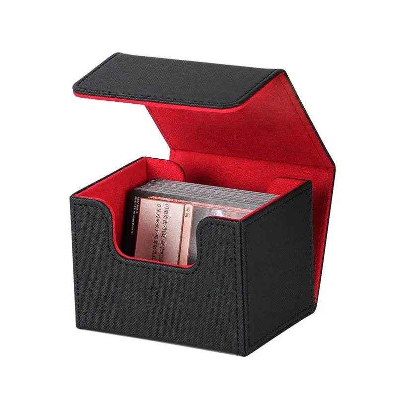 📚Deluxe Card Keeper: PU Leather Storage Box with Magnetic Lid for Trading Cards - ThiGui