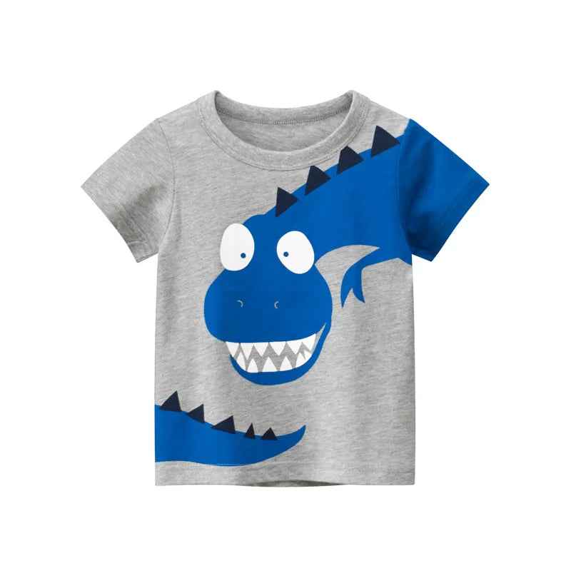👕Cool & Comfy Cartoon T-Shirts for Boys – Perfect for Summer Fun! - ThiGui