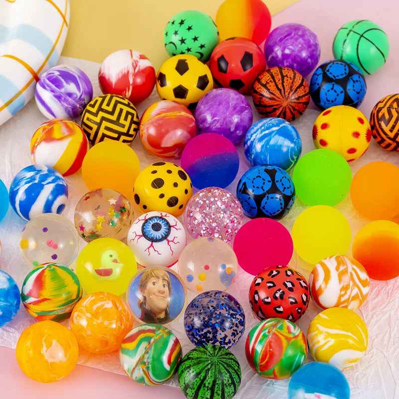 🏀 Mini Bouncy Balls – 20pcs of High-Energy Fun for Party Bags & Play! 🎉💥 - ThiGui