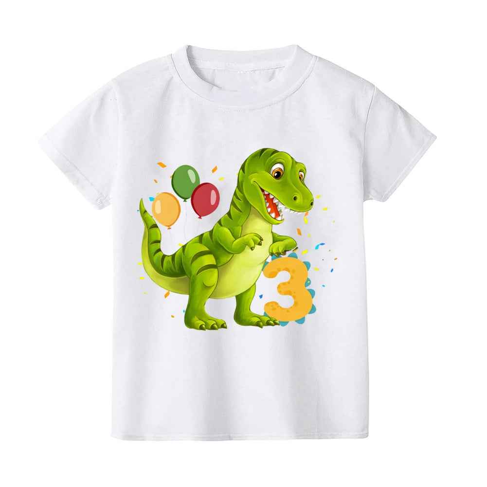 🦖🎉 Rawr! T-Rex Birthday Tee for Boys & Girls – Choose ANY Age! - ThiGui