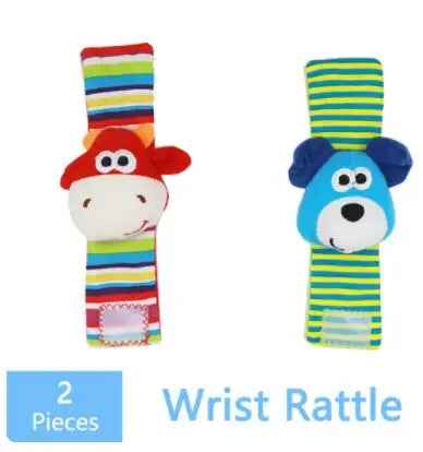 🧦Cuddly Animal Rattle Socks & Wristbands – Fun Discovery for Curious Babies! - ThiGui