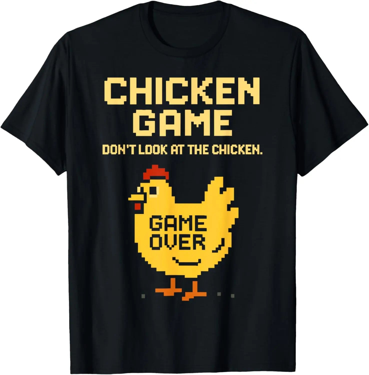 🐔🚫 Don’t Look at the Chicken! Hilarious Game-Inspired T-Shirt for Boys – Comfy, Bold & So Much Fun 😂👕 - ThiGui