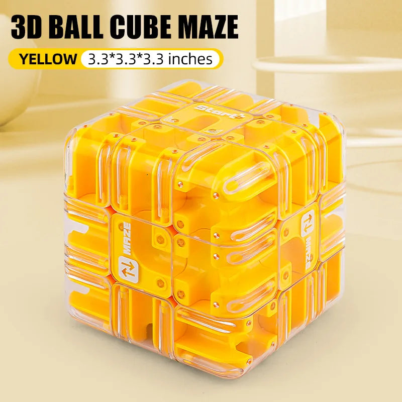 🌀🧩 3D Maze Magic Cube – Twist, Turn & Conquer the Labyrinth! 🎯💡 - ThiGui