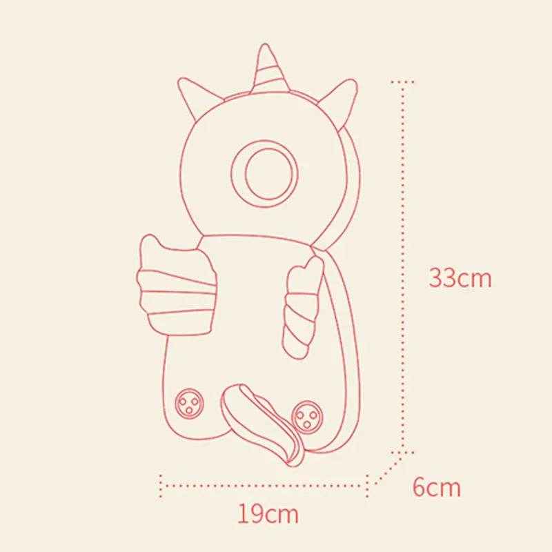 🛡️Baby Head Protector Cushion for Boys Learning to Walk with Cute Wings and Bump Safety - ThiGui