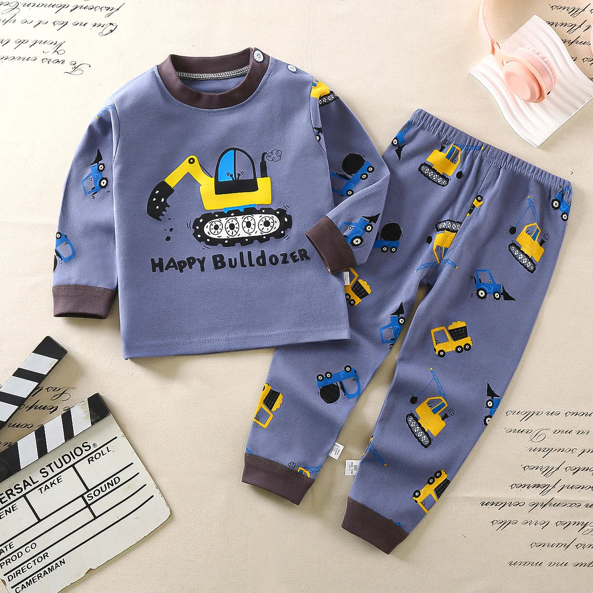 👕 Soft & Snuggly Cotton Pajamas for Boys! 🌙 - ThiGui