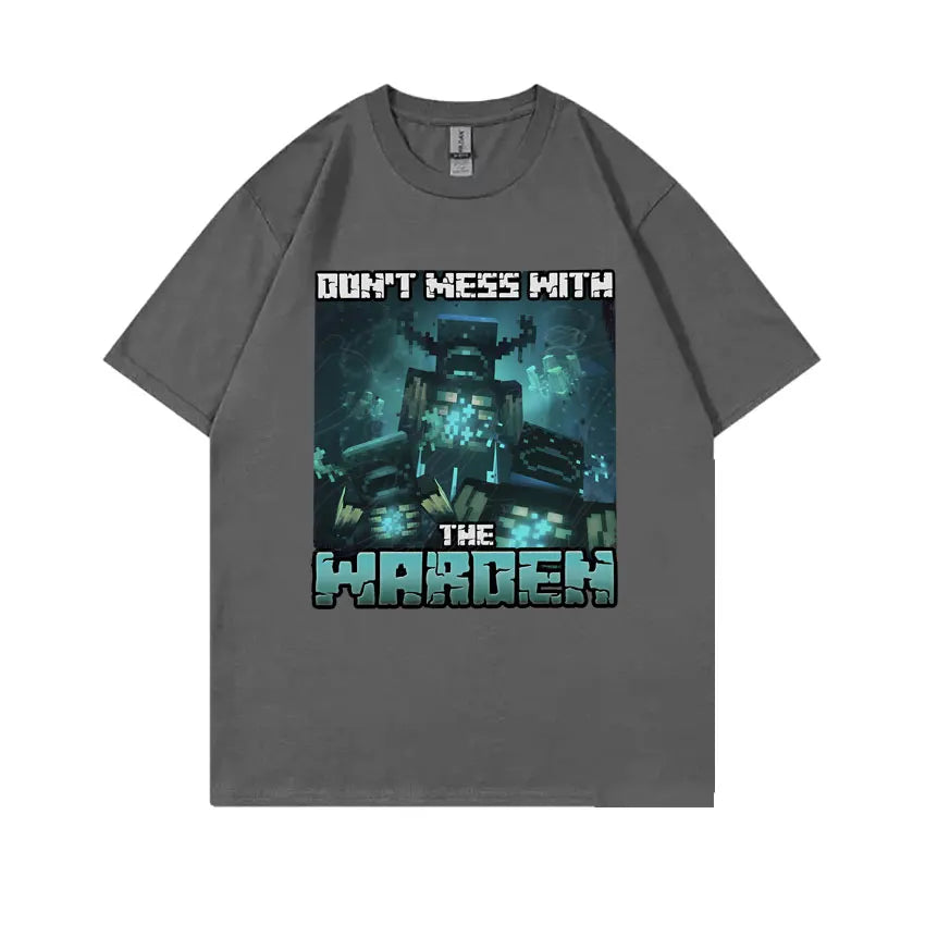 Game On Warden Tee 🎮🔥 Soft 100% Cotton Oversized Fun for Cool Boys - ThiGui