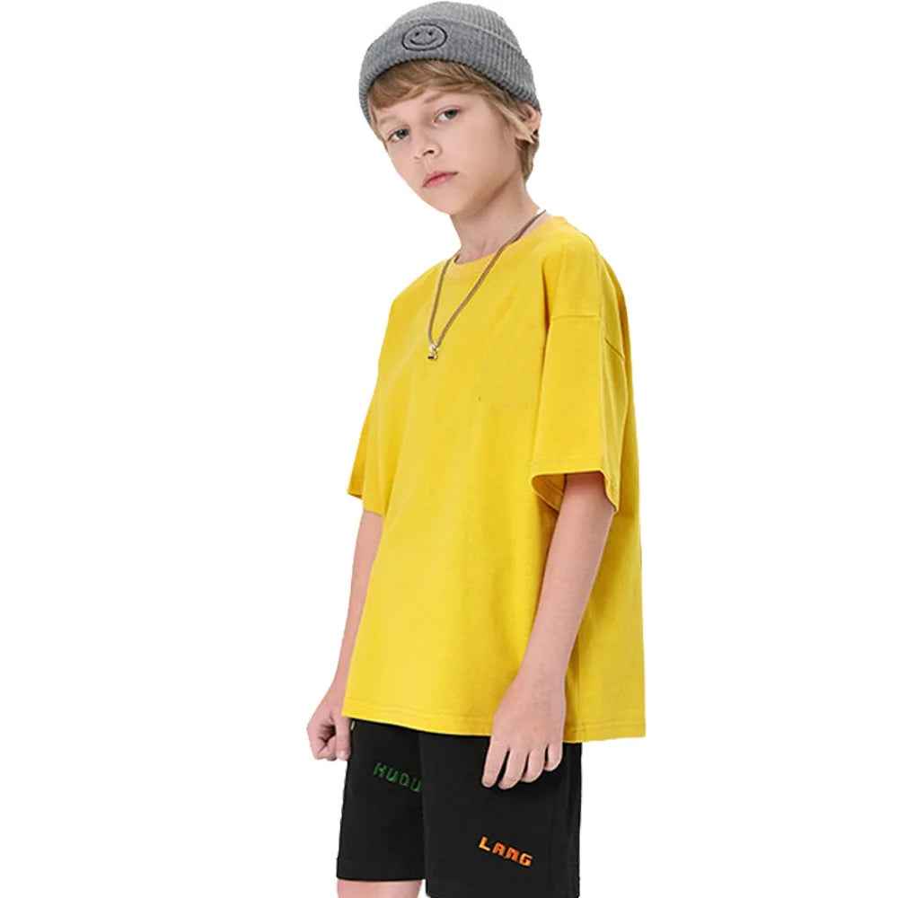 🎨 Everyday Essentials! Soft Cotton Tees for Active Kids (2–14Y) 👦👧 - ThiGui