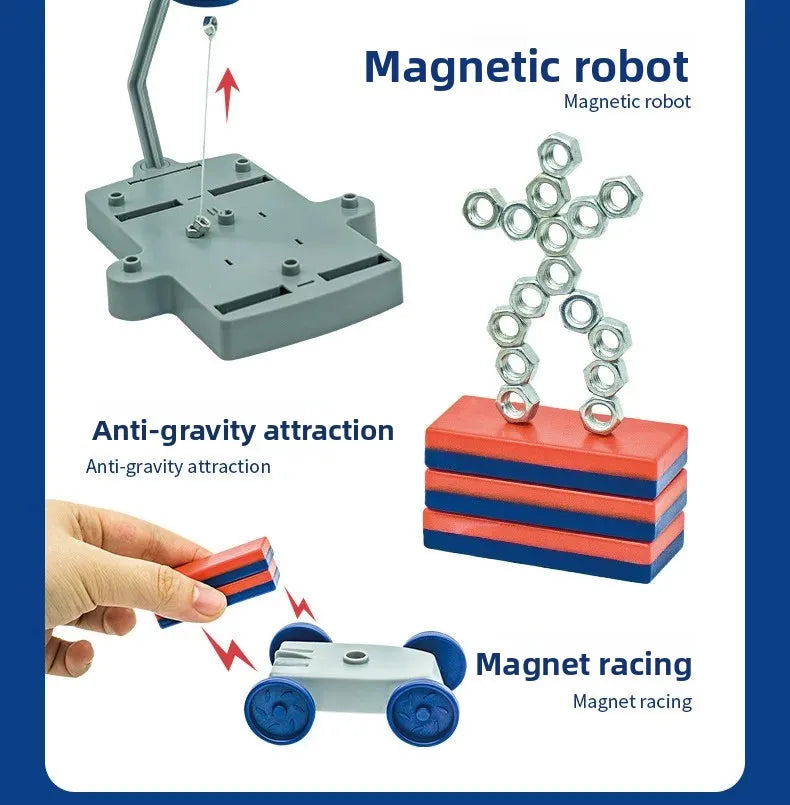 🧲 Magnetic Wonder Lab – 12-in-1 Science Kit for Curious Boys! 🔬✨ - ThiGui