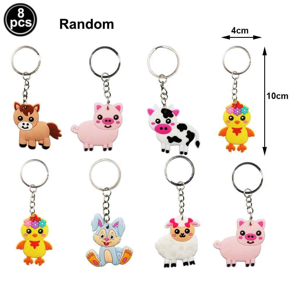 🐷Oink, Moo, Baa – Adorable Farm Animals Tablecloth for a Barnyard Bash! 🐮🐑 - ThiGui