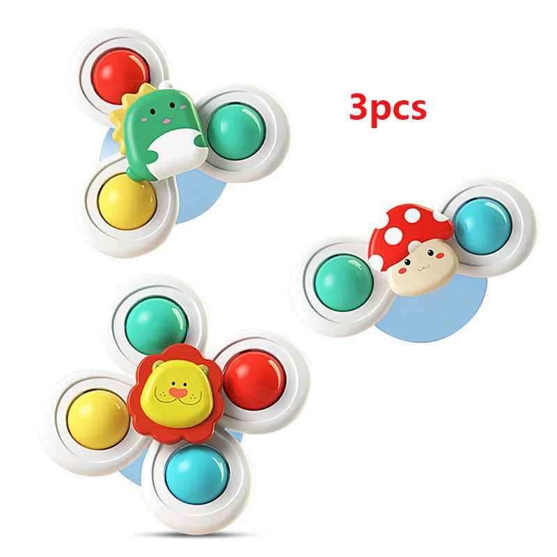 🌀 Stick, Spin & Smile – Suction Spinner Toy for Busy Little Hands! 🌈👶 - ThiGui