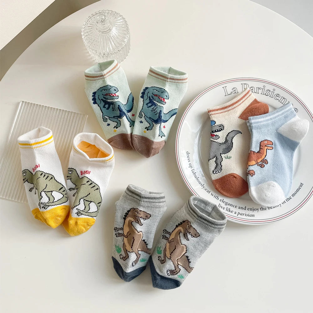 🦖 Roarsome Dino Socks – Soft, Comfy Fun for Happy Little Feet! 🧦💚 - ThiGui