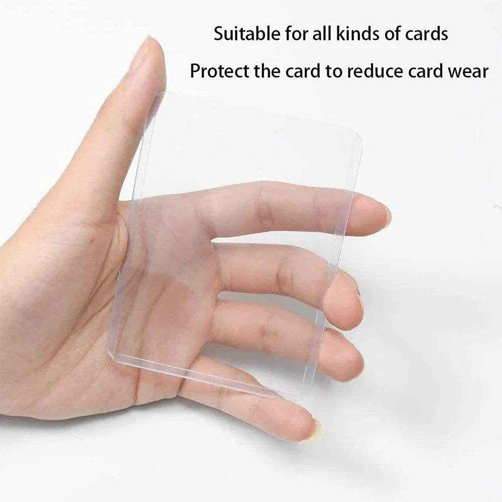 🛡️Keep Kids' Trading Cards Safe & Neat – 25 Hard Plastic Card Sleeves for Little Collectors! - ThiGui