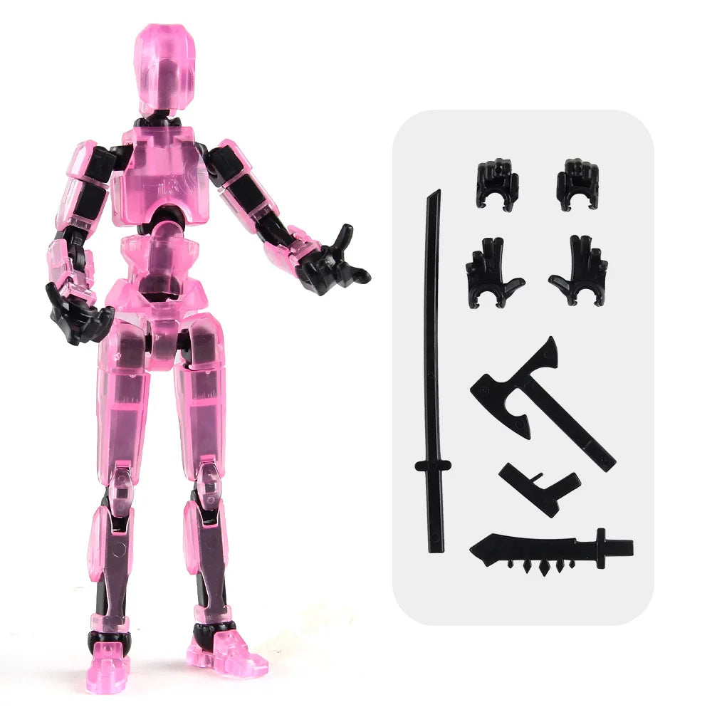 🦸‍♂️ Light-Up Titan Warriors! T13 Action Figures 🔦 | Pose, Play & Battle with Glowing Heroes - ThiGui