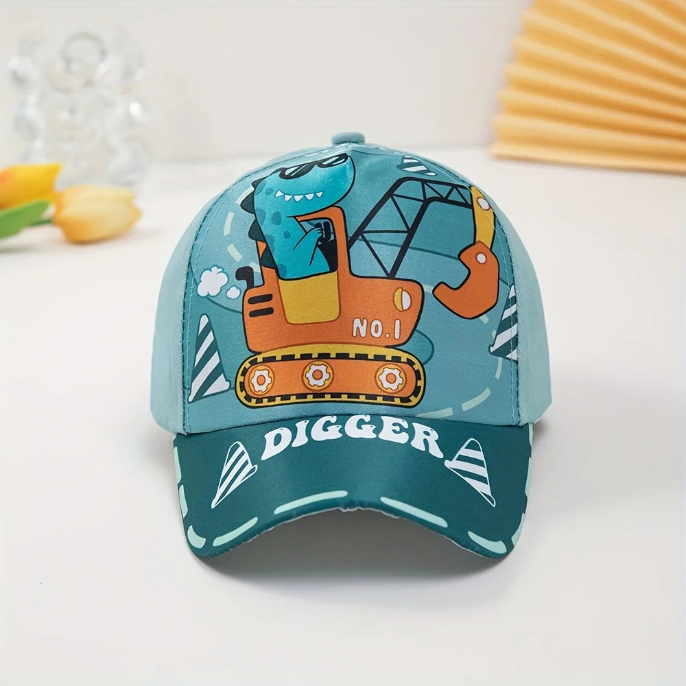 🚗 Vroom Vroom Sun Hat – Lightweight Car Baseball Cap for Cool Little Explorers! 🧢☀️ - ThiGui