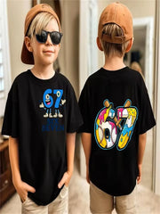 67 Meme Kids Tee 😎🔥 Loose Fit Summer Streetwear Fun - ThiGui
